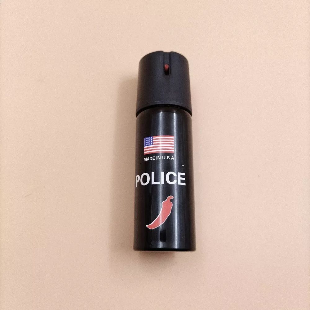 Included pepper spray canister